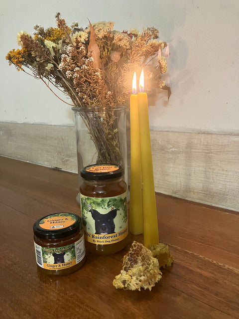 Beeswax candles