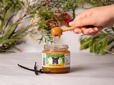 Vanilla infused honey